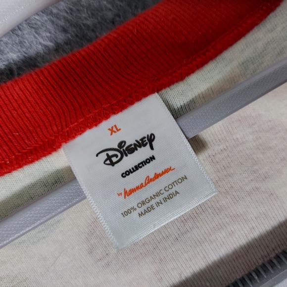 Disney Hanna Andersson Pajama Shirt Xl Mickey Mouse Christmas Organic Cotton - Picture 4 of 8